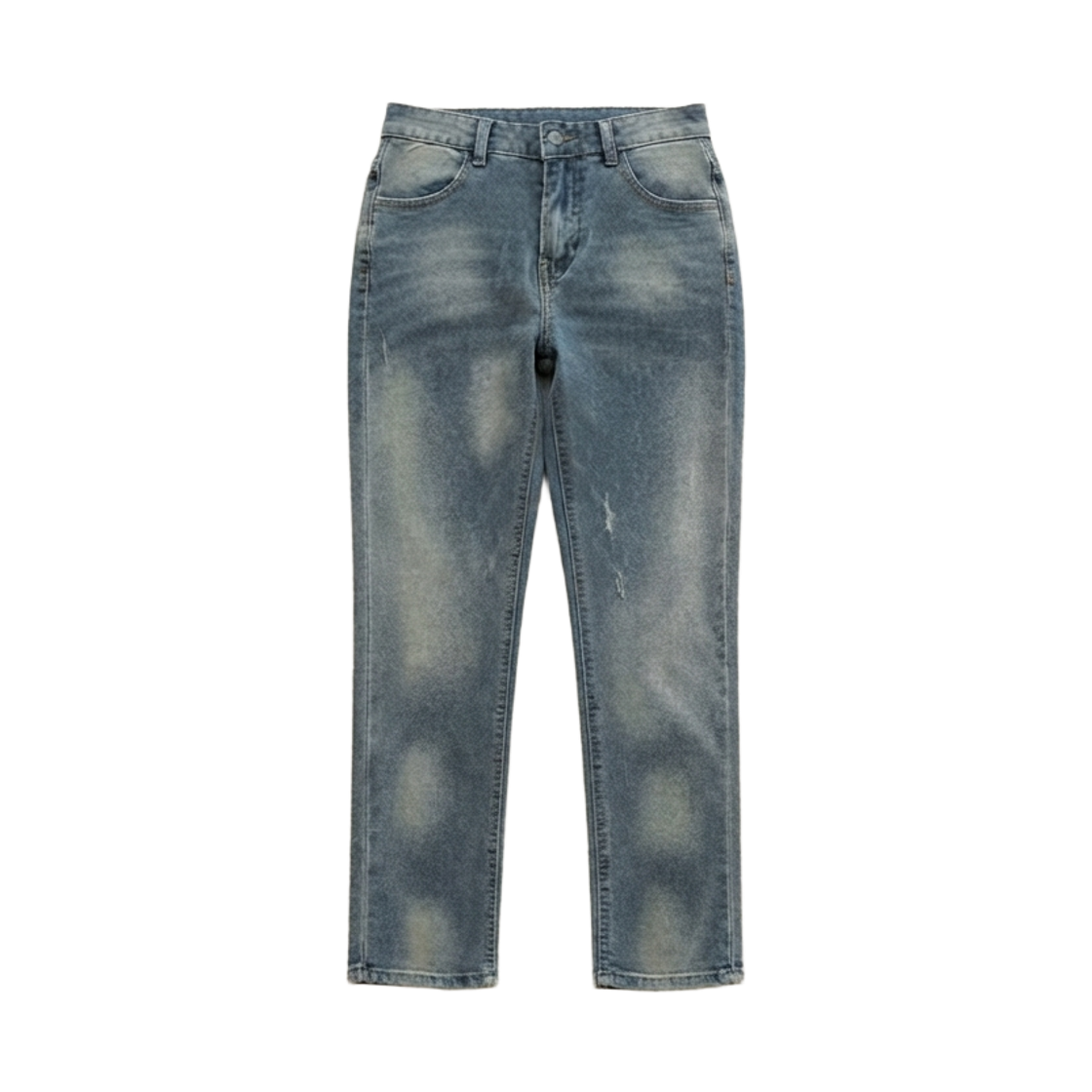 지크립 따듯 기모 배기핏 슬림 데님 팬츠 블루(GCLIP Warm Napping Baggy Fit Slim Denim Pants Blue) - 2