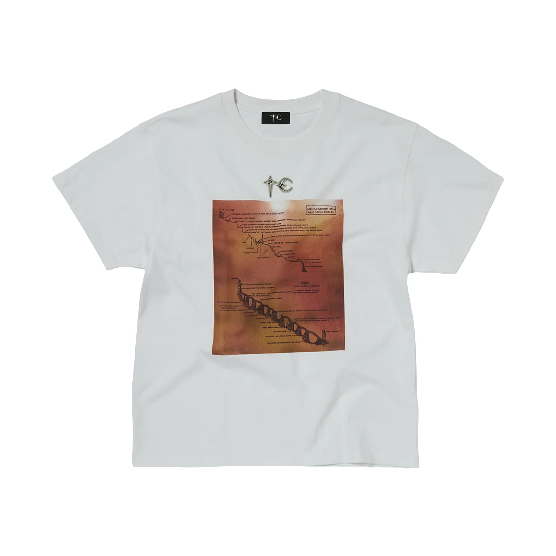 - Thug Club Men's Fashion Hell T-Shirt White