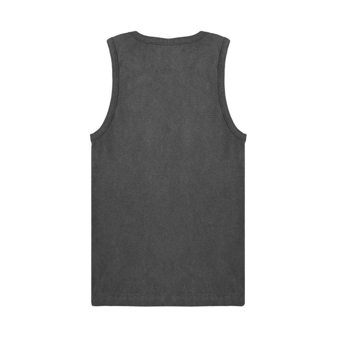 언더마이카 무.192 클래식 로고 립드 슬림 탱크 탑 차콜(Undermycar Mu.192 Classic Logo Ribbed Slim Tank Top Charcoal) - 2