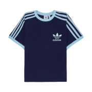(W) Adidas Terry 3S T-Shirt Dark Blue - KR Sizing
