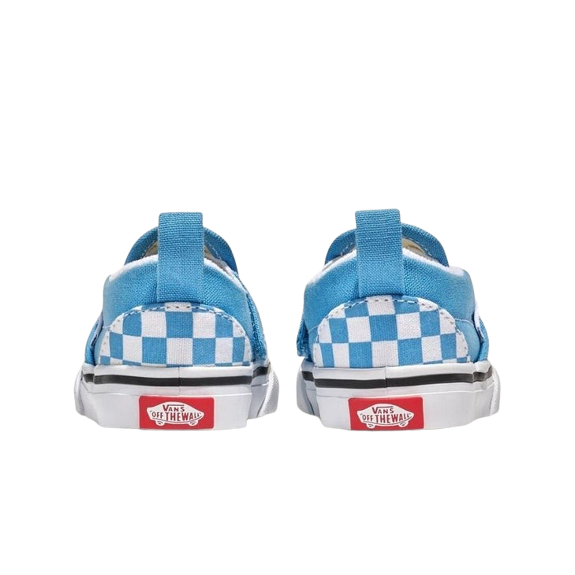 (TD) 반스 클래식 슬립온 V 체커보드 헤리티지 블루((TD) Vans Classic Slip-On V Checkerboard Heritage Blue) - 2