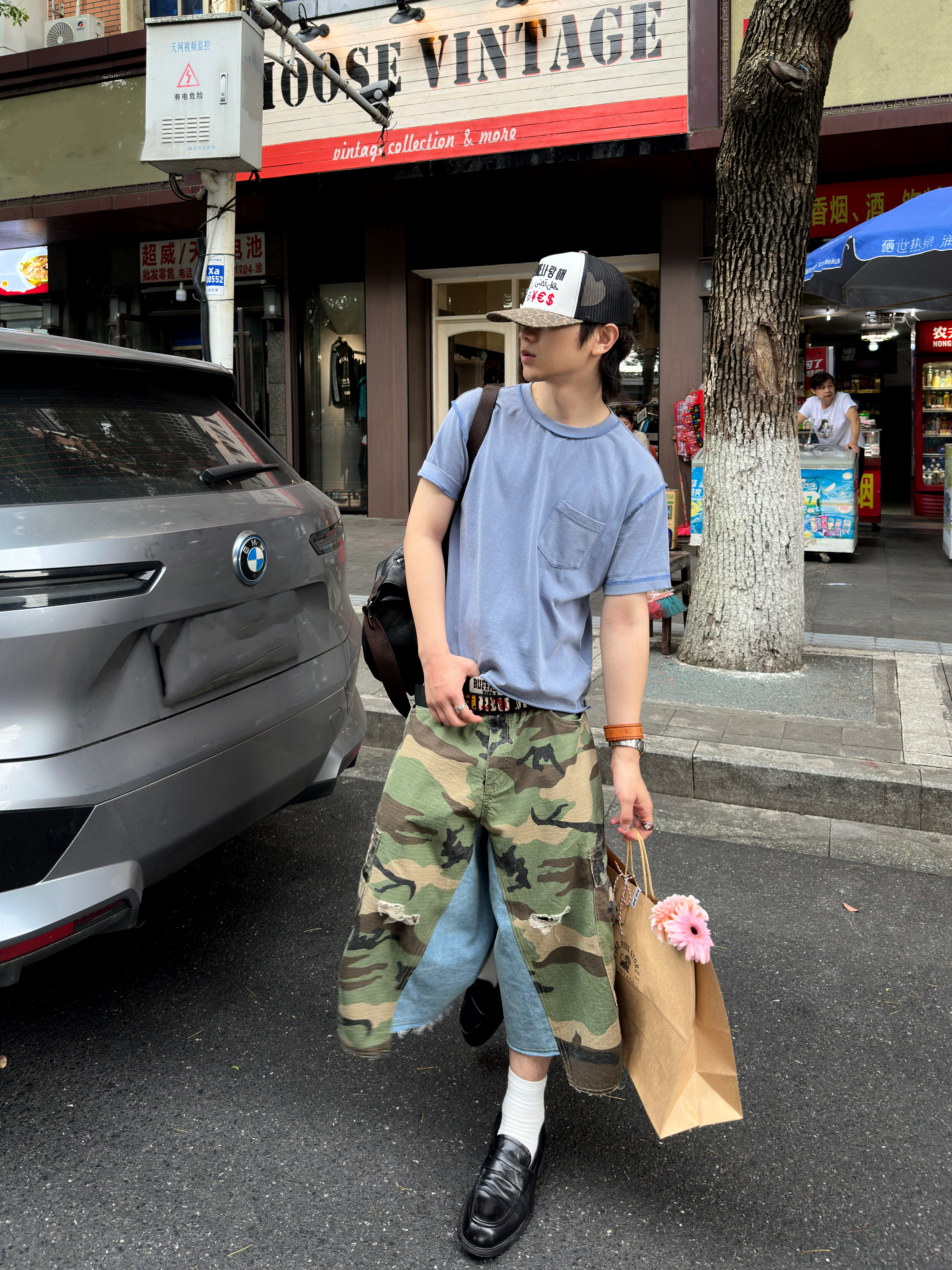 STEEPC Wednesday*Work Bermuda Pants 착용 스타일 - 2