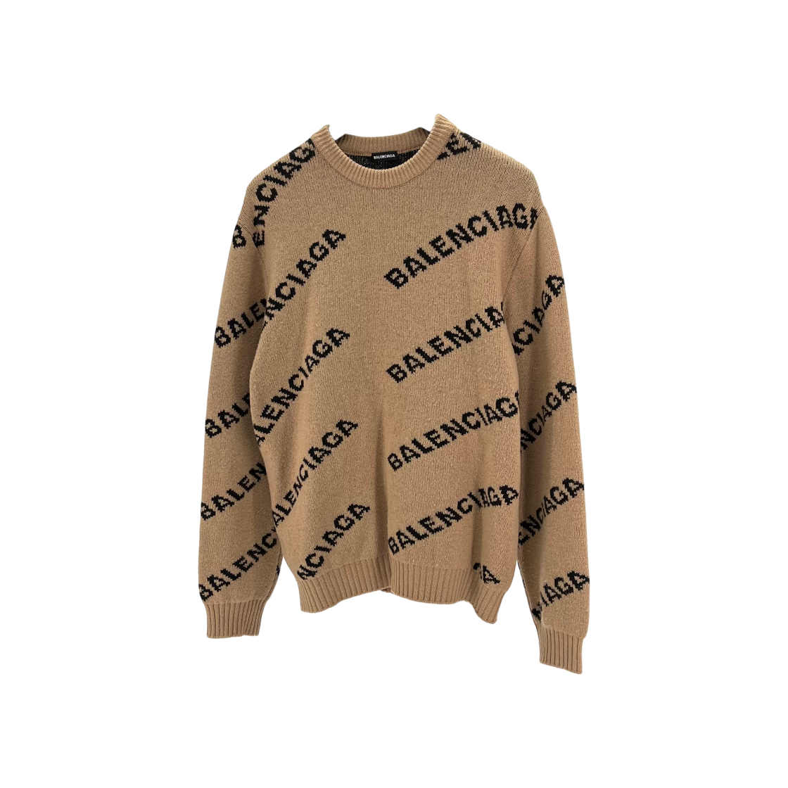 ITNUEVH57829 Balenciaga Multi Logo Knit Sweater 547831