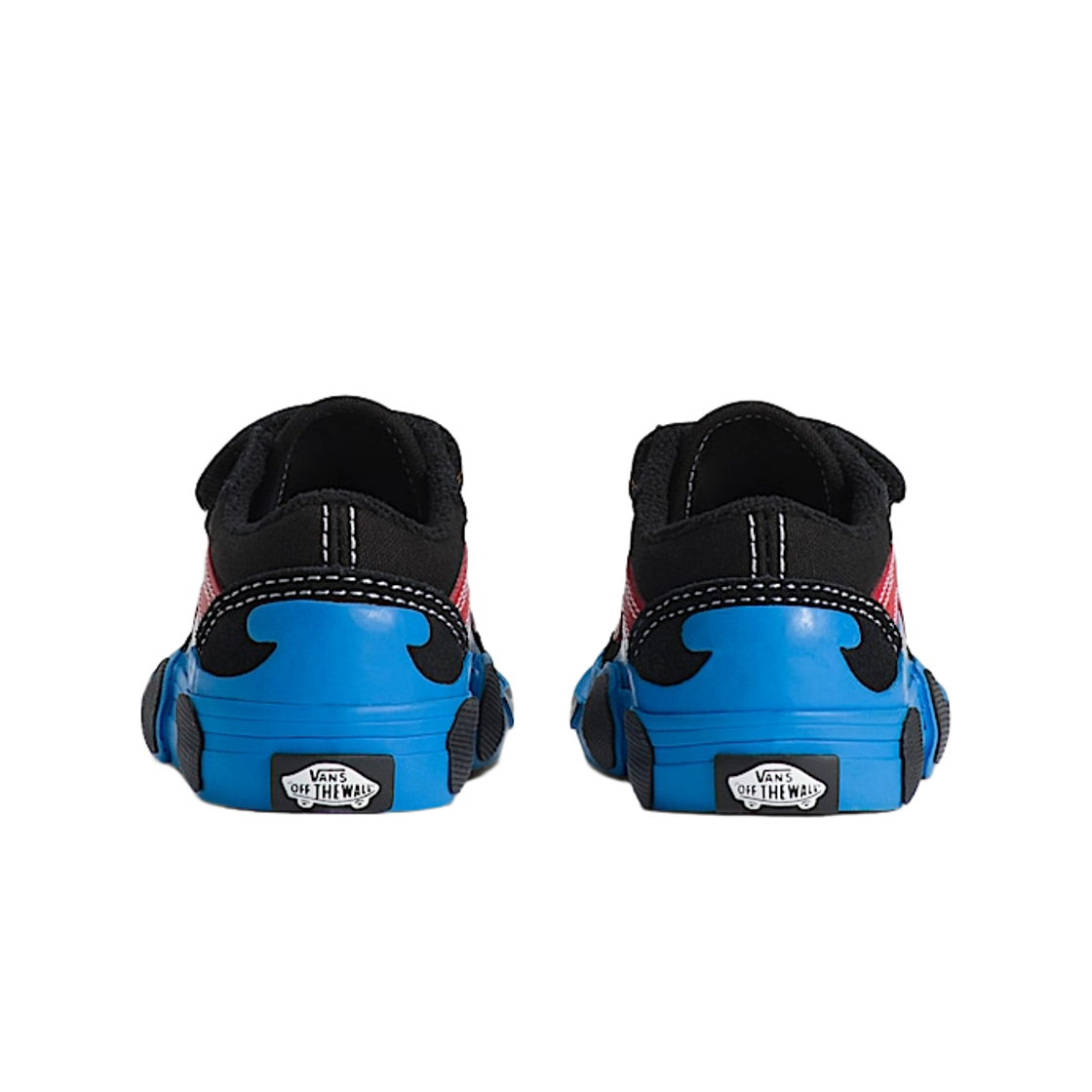 (TD) 반스 올드스쿨 벨크로 카 블랙 블루((TD) Vans Old Skool Velcro Car Black Blue) - 2