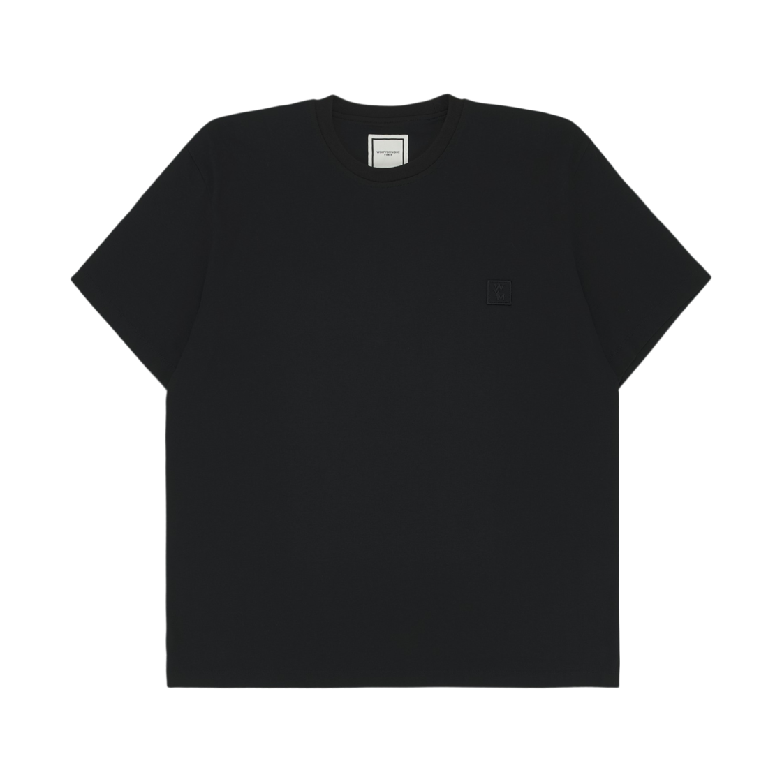 우영미 메탈릭 그래픽 티셔츠 블랙 - 24FW(Wooyoungmi Metallic Graphic T-Shirt Black - 24FW) - 2