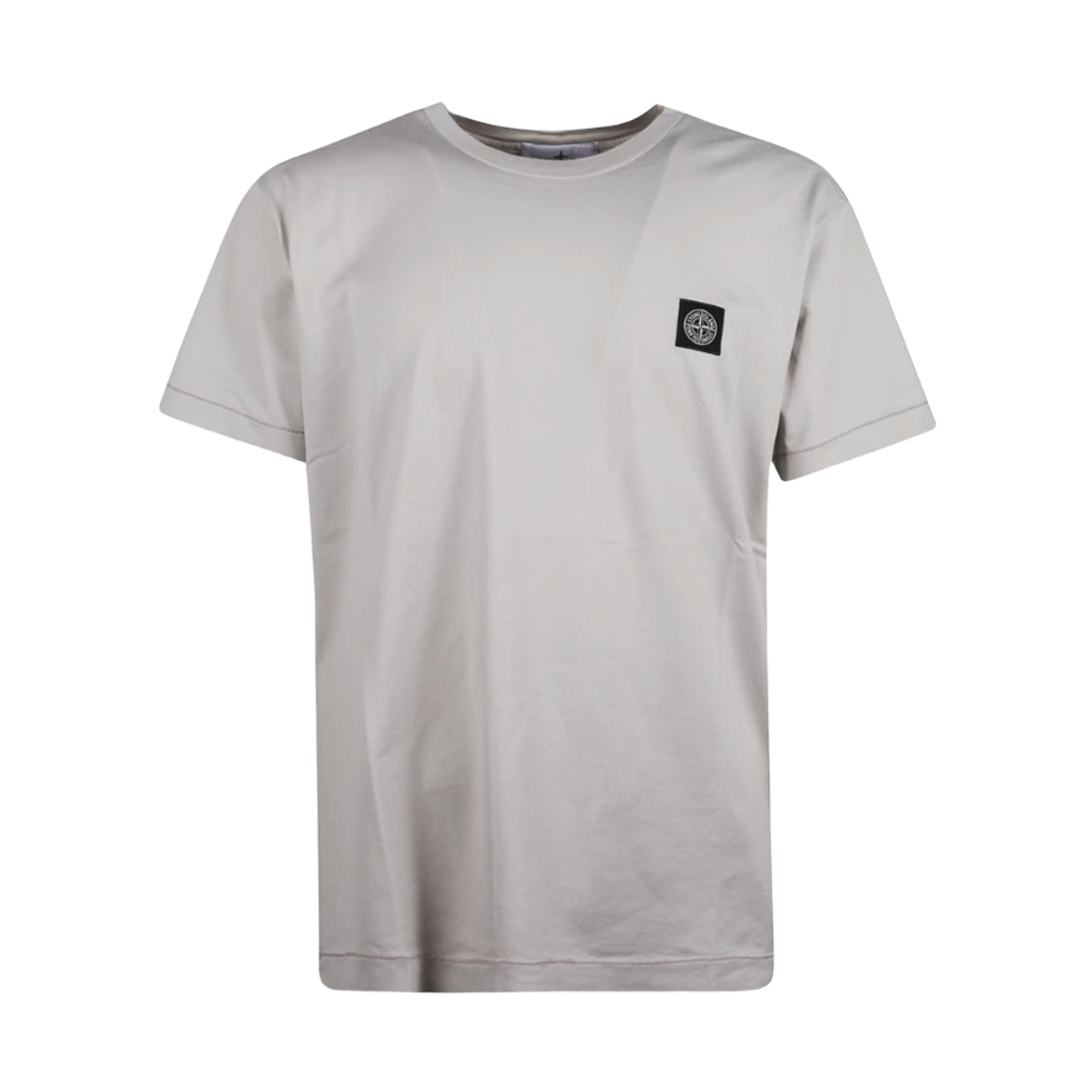 L1S152100027 S0013 V006 [25% 쿠폰] Stone Island 2100027 60/2 Cotton Jersey Slim Fit T-Shirt with Compass Patch Pearl Grey - 26SS