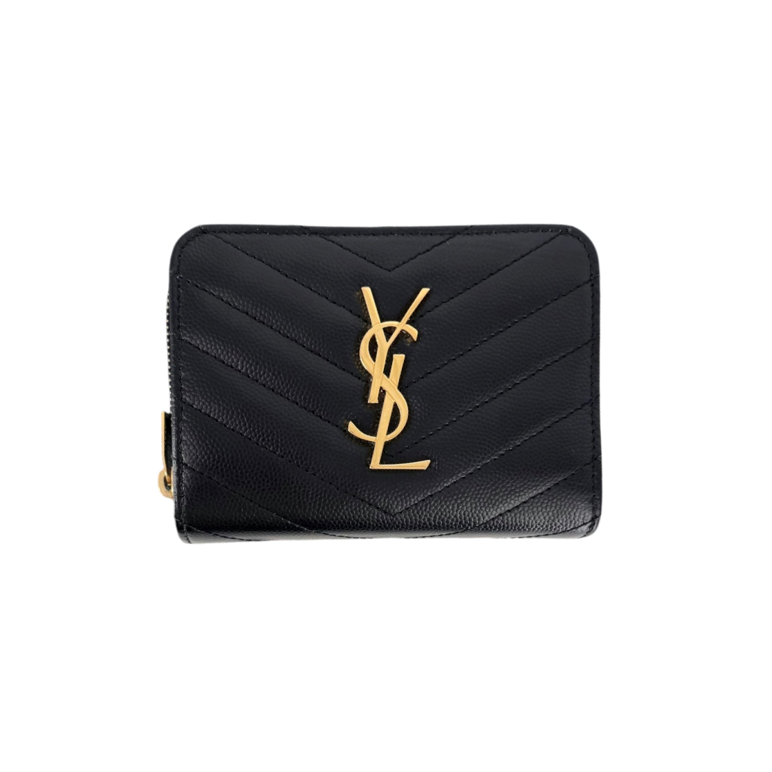 ITM3WMM9EPWE Saint Laurent Monogram Compact Wallet Black 403723