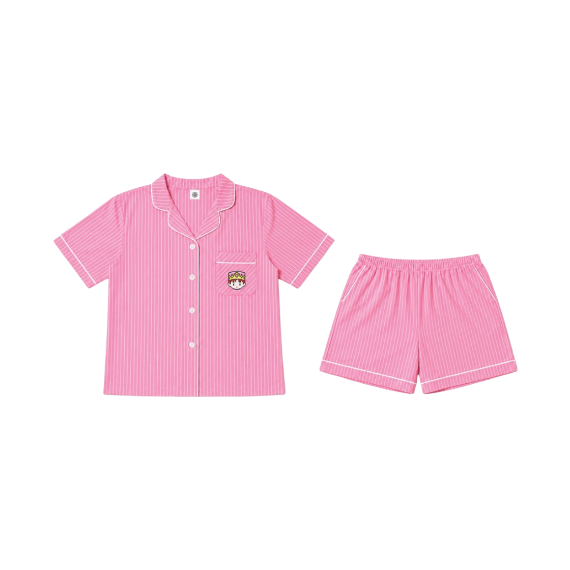 - G-DRAGON x Fam Pop-Up G:A Boy's Journey Short Sleeve Pajama Set Pink