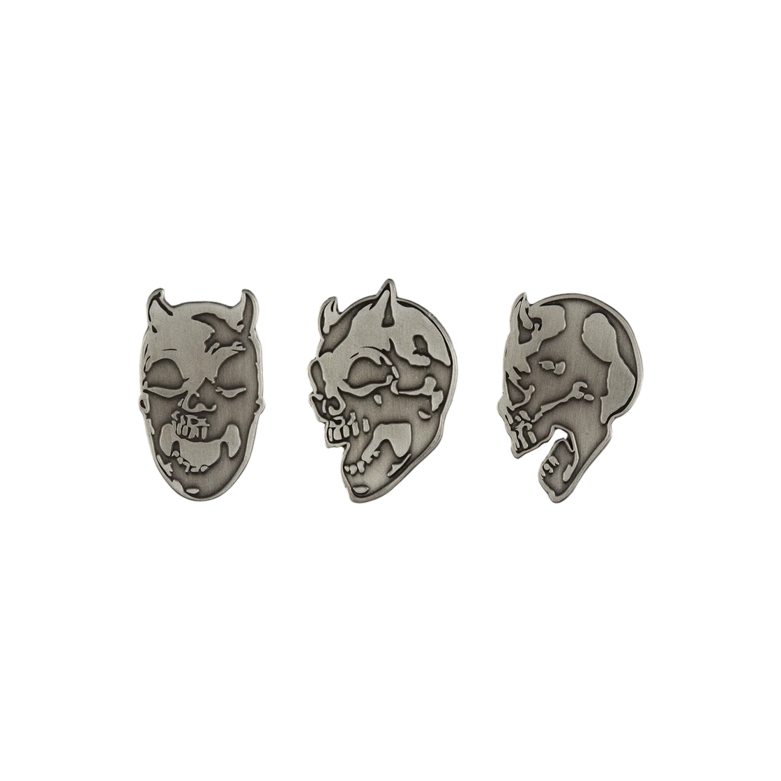 - Thug Club TC Riding Skull Brooch Silver