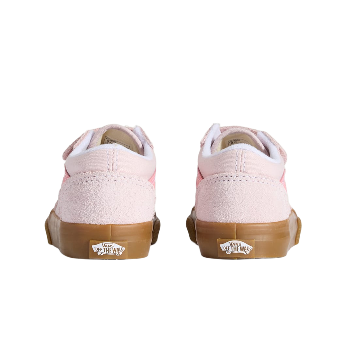 (TD) 반스 올드스쿨 벨크로 검 솔 핑크((TD) Vans Old Skool Velcro Gum Sole Pink) - 2