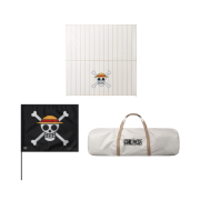 One Piece x Baskin Robbins Pirates Tarp Straw Hat Crew Sand Beige