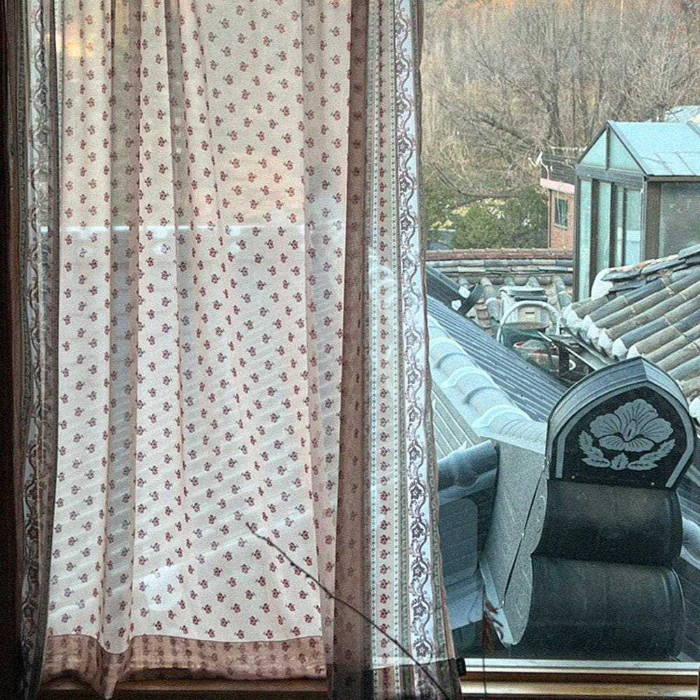 무성화 차이티 에스닉 보헤미안 쉬폰 가리개 커튼 140x230cm(MUSEONGHWA Caiti Ethnic Bohemian Chiffon Curtain 140x230cm) - 3