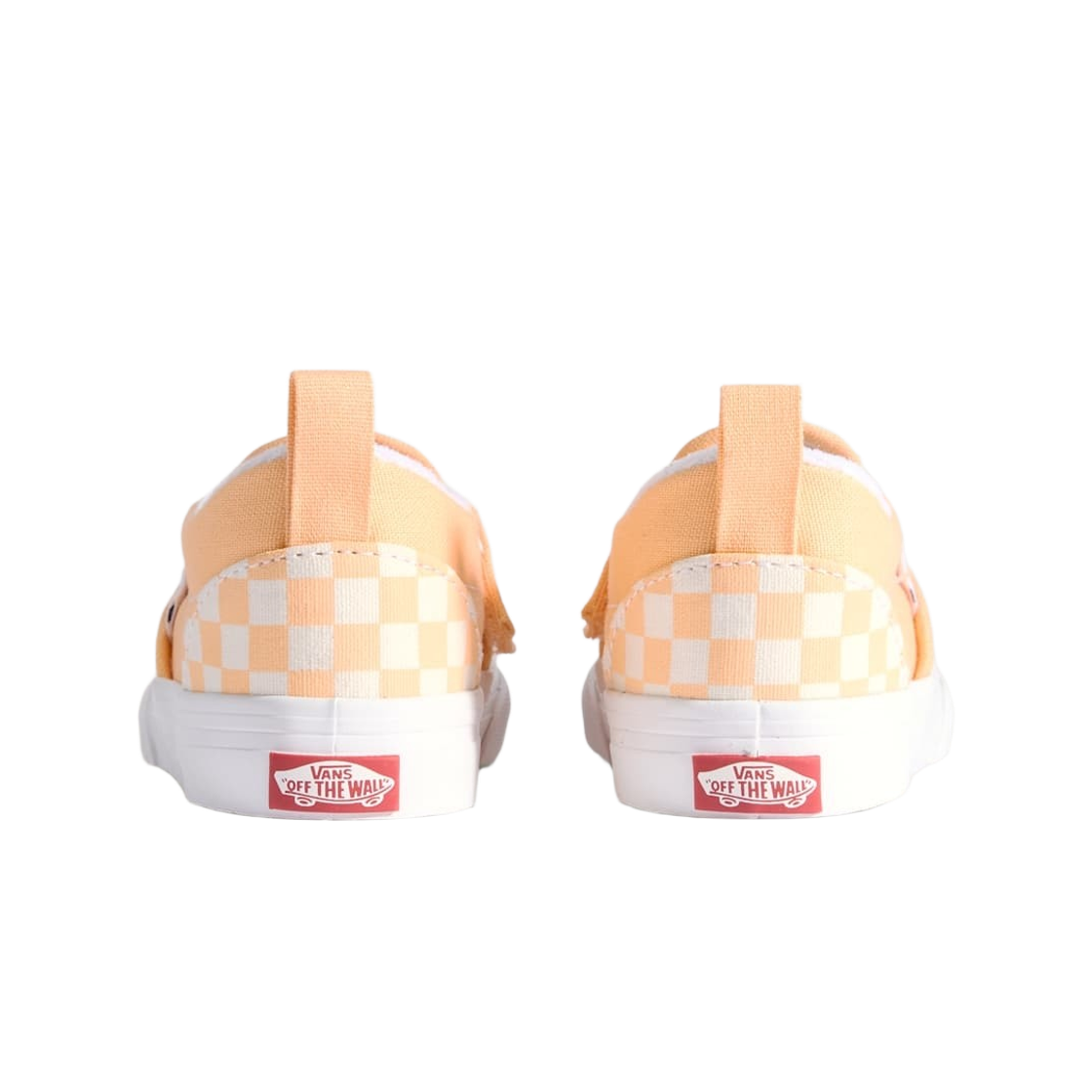 (TD) 반스 슬립온 벨크로 체커보드 옐로우((TD) Vans Slip-On Velcro Checkerboard Yellow) - 2