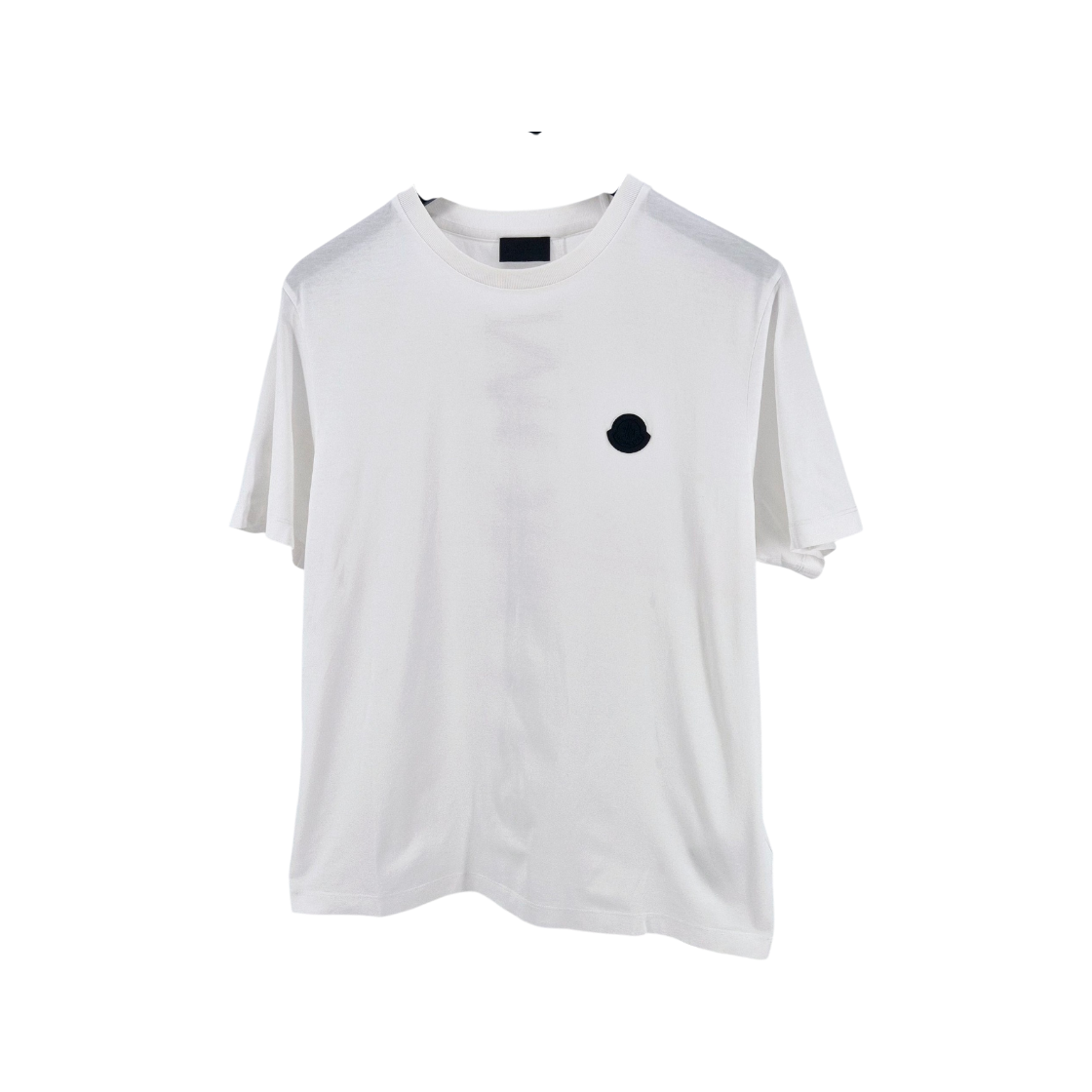 IT8NBVSNBCN6 Moncler Black Patch Short Sleeve T-Shirt