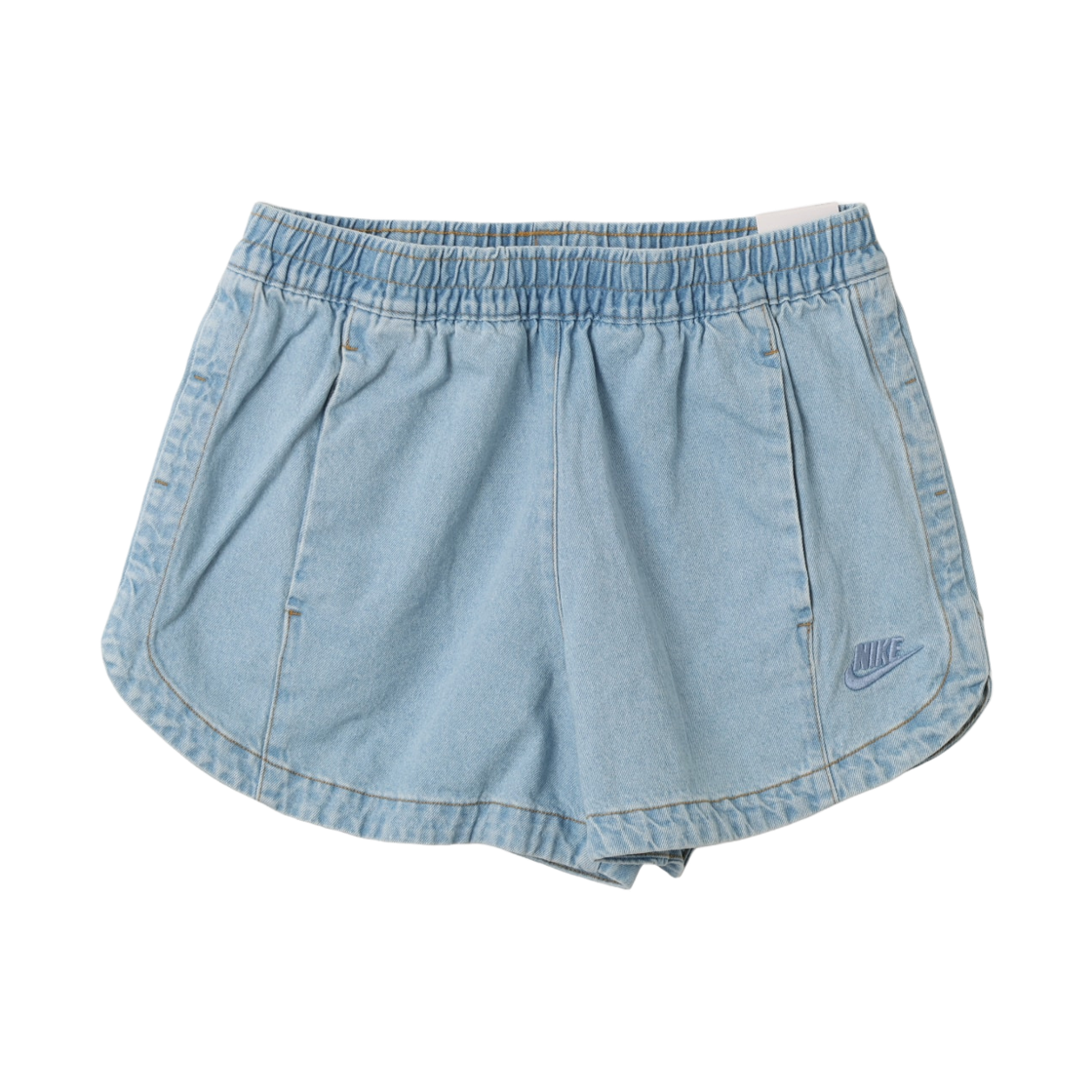 IV4967-440 (W) Nike NSW Tempo Mid-Rise Denim Shorts Light Armory Blue Work Blue (IV4967-440)