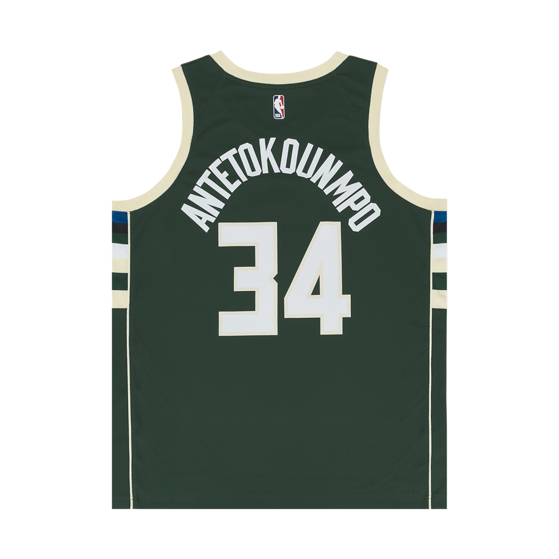 나이키 야니스 아데토쿤보 밀워키 벅스 아이콘 에디션 2022/23 NBA 스윙맨 저지 퍼(Nike Giannis Antetokounmpo Milwaukee Bucks Icon Edition 2022/23 NBA Swingman Jersey Fir) - 2