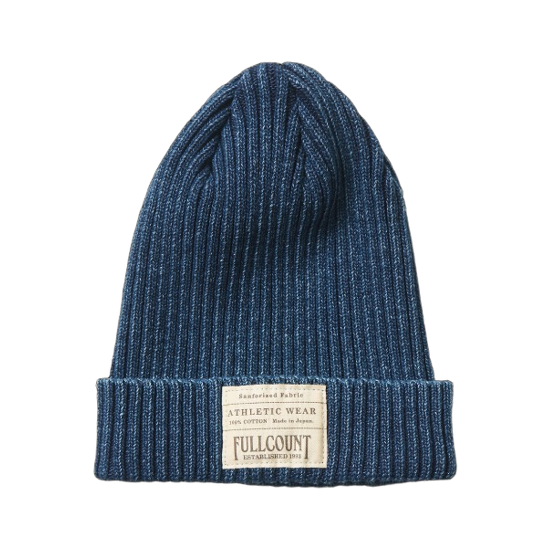 풀카운트 6817-7000 립드 워치 캡 인디고(Fullcount 6817-7000 Ribbed Watch Cap Indigo)