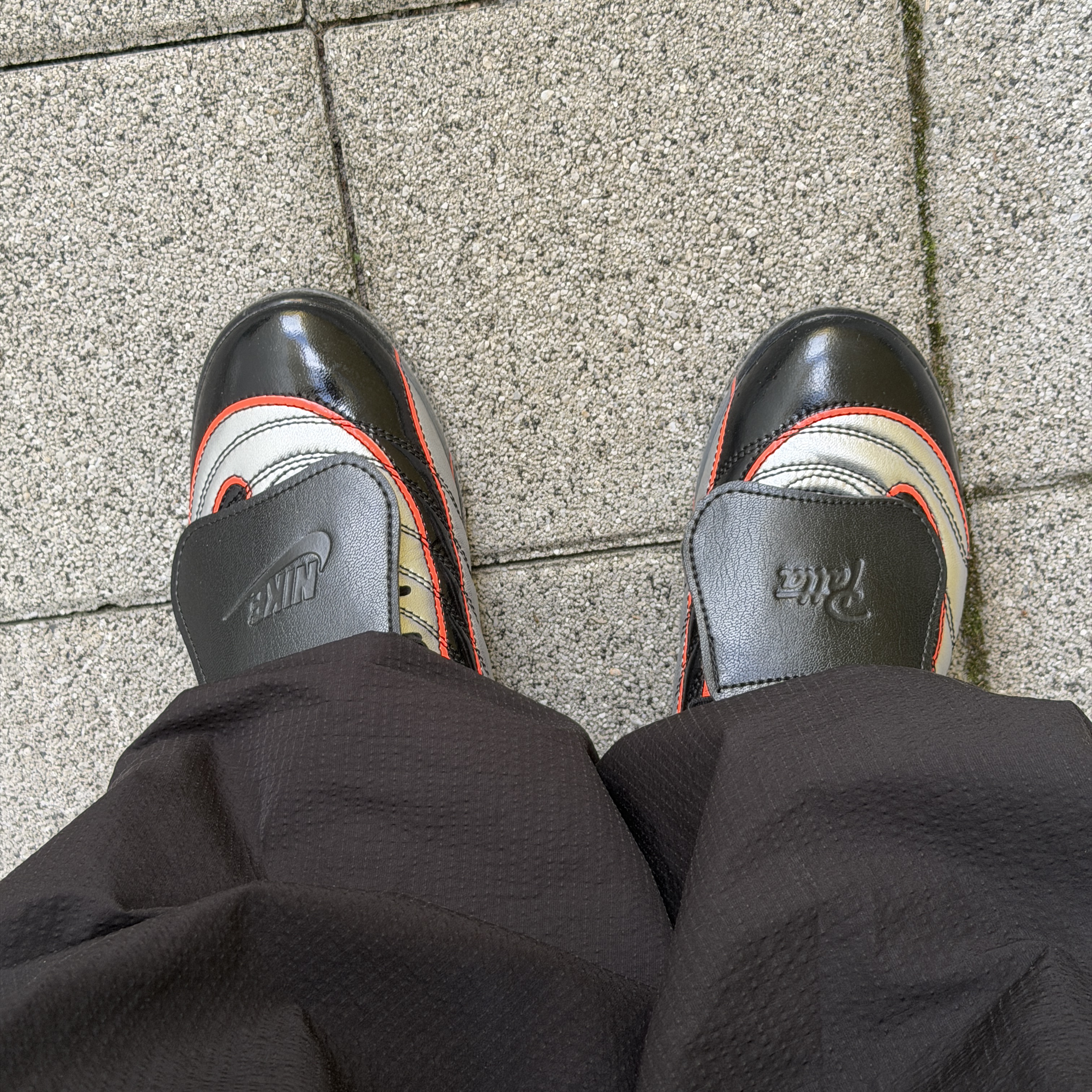 Nike x Patta Cryoshot Mercurial Vapor R9 Hyper Crimson and Black 착용 스타일 - 1