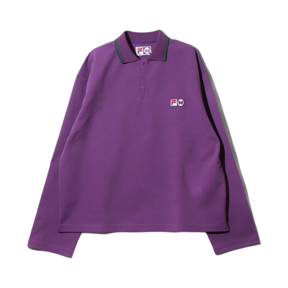 니들스 x 휠라 BB 폴로 셔츠 퍼플(Needles x Fila BB Polo Shirt Purple)