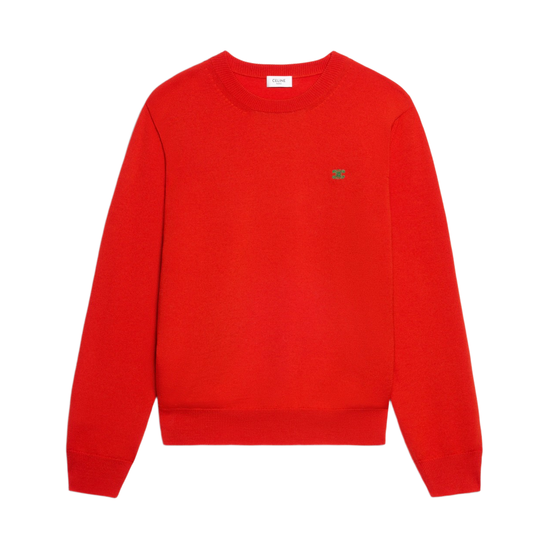 셀린느 크루넥 스웨터 파인 울 포피(Celine Crewneck Sweater in Fine Wool Poppy) - 1