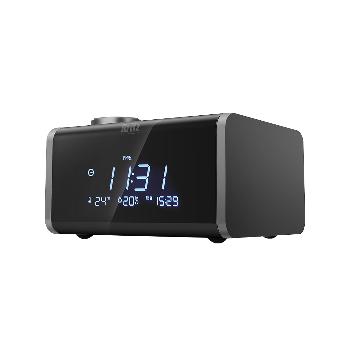 브리츠 BA-CL2 블루투스 스피커 (알람시계/FM라디오)(Britz BA-CL2 Bluetooth Speaker with Digital Clock & FM Radio) - 2