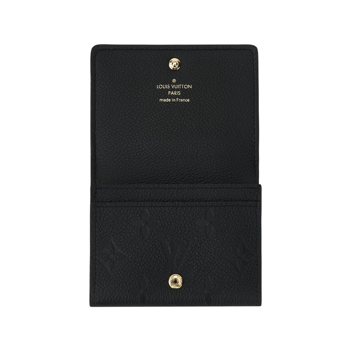 루이비통 비즈니스 카드 홀더 모노그램 엠보스 레더 블랙(Louis Vuitton Business Card Holder Monogram Embossed Leather Black) - 3