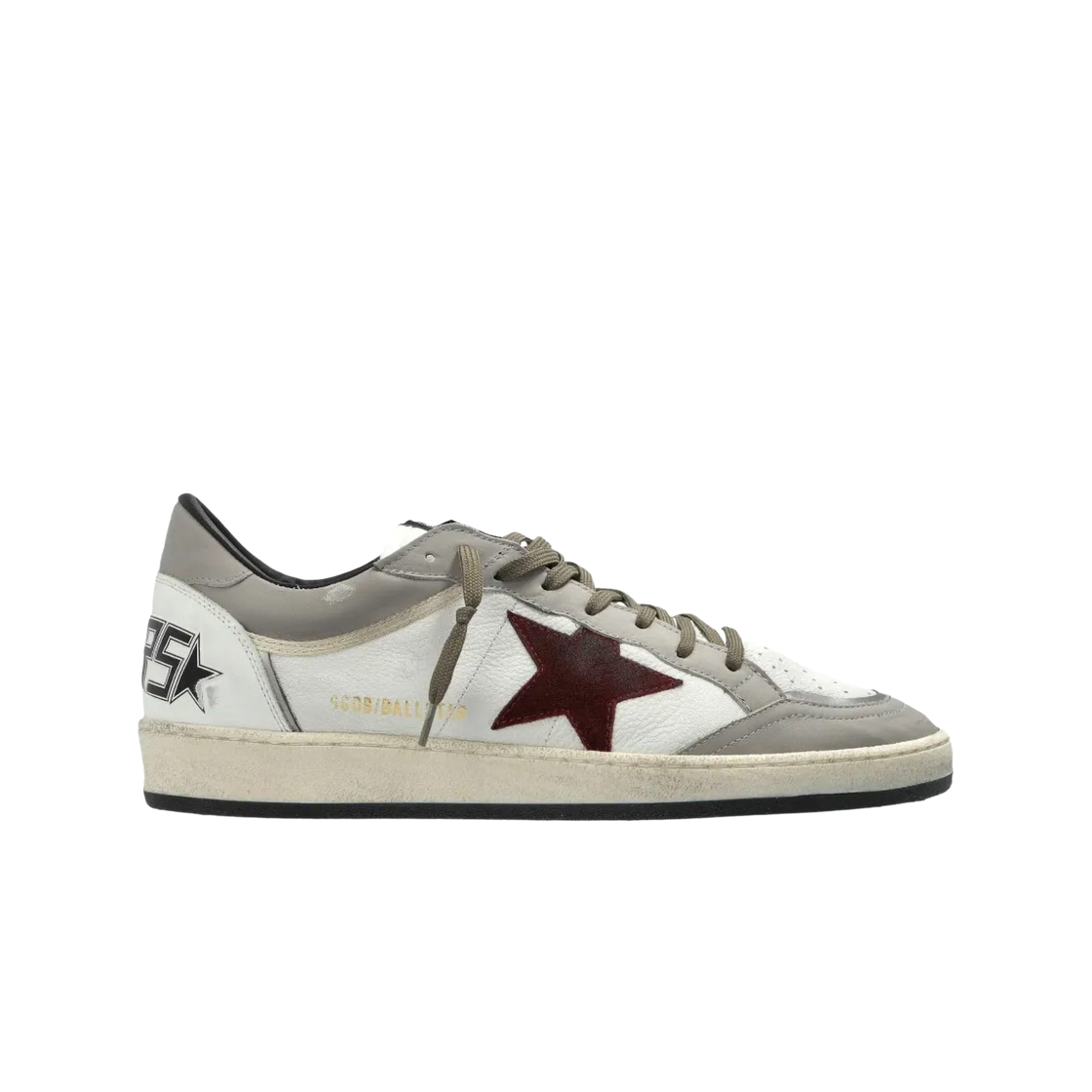 GMF00832-F008158-83255 Golden Goose Ball Star Sneakers White Dove