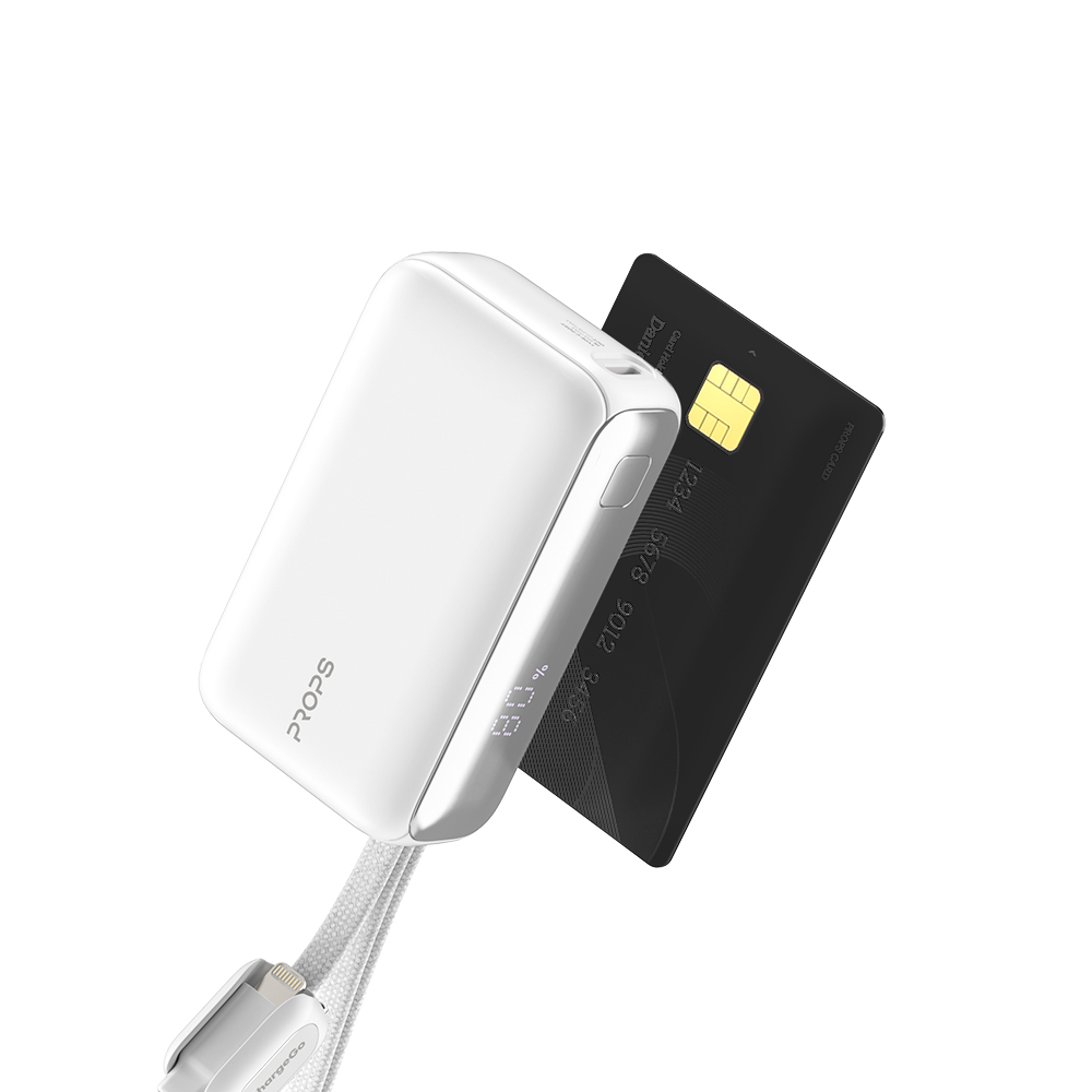 프롭스 ChargeGo PD 고속충전 10000mAh 기내반입 일체형 미니 보조배터리(2컬러)(PROPS ChargeGo PD Fast Charging 10000mAh Airline-Approved Built-in Cable Mini Power Bank(2colors)) - 5