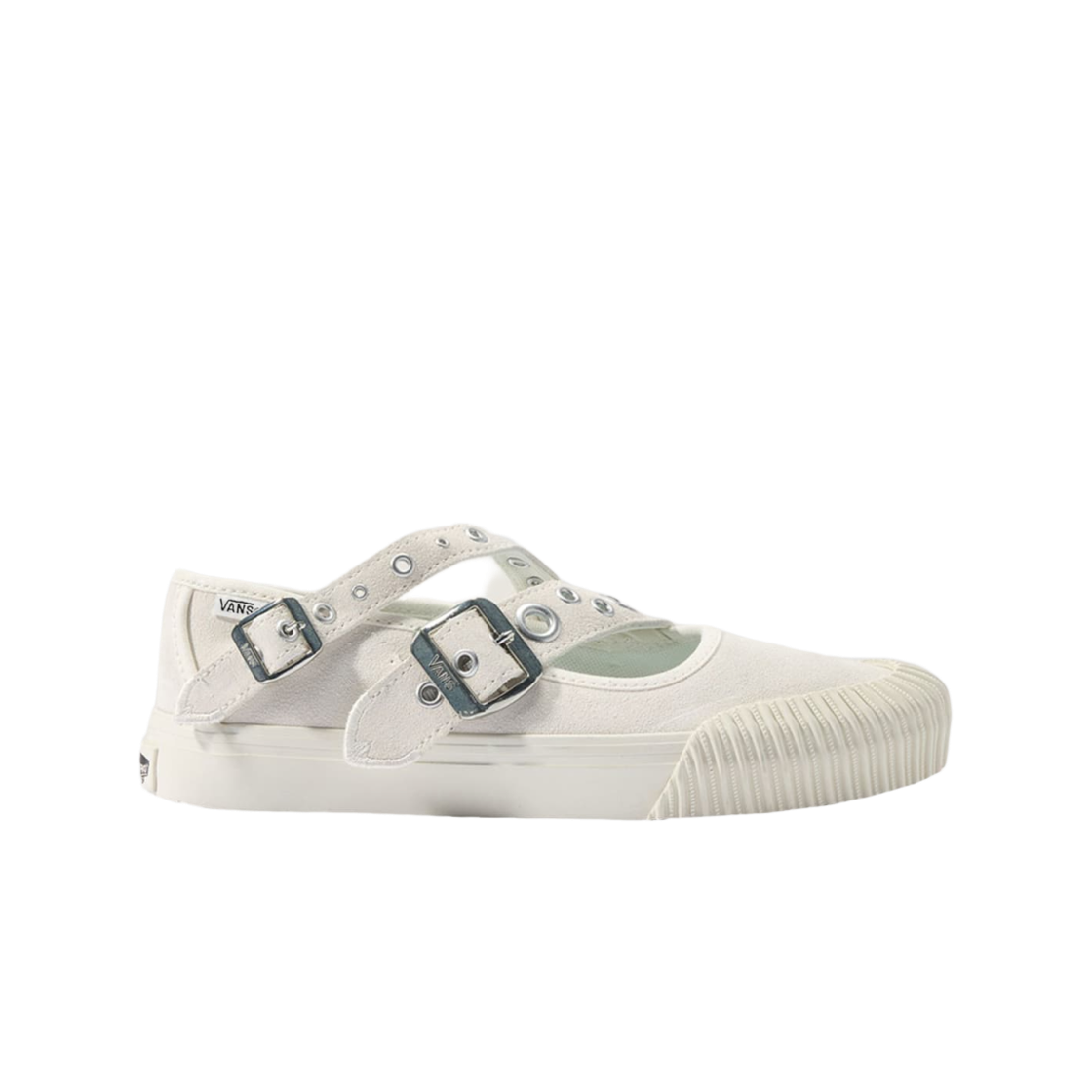 VN000D9ACJ7 (W) Vans Mary Jane Straps Metal White