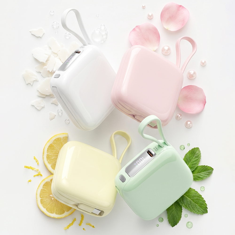 프롭스 ChargeGo 고속충전 10000mAh 기내반입 미니 일체형 휴대용 보조배터리(4컬러)(Props ChargeGo Fast Charging 10000mAh Airline-Approved Mini All-in-One Portable Power Bank(4colors)) - 2