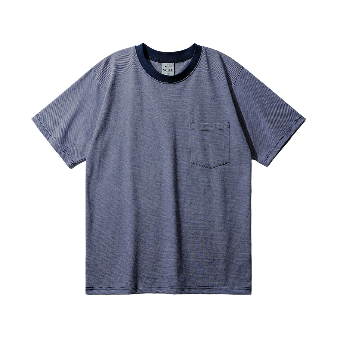페플 오르빗 씬 스트라이프 포켓 반팔티 네이비 KHST1472(FP142 Orbit thin stripe pocket half sleeve t-shirts navy KHST1472)