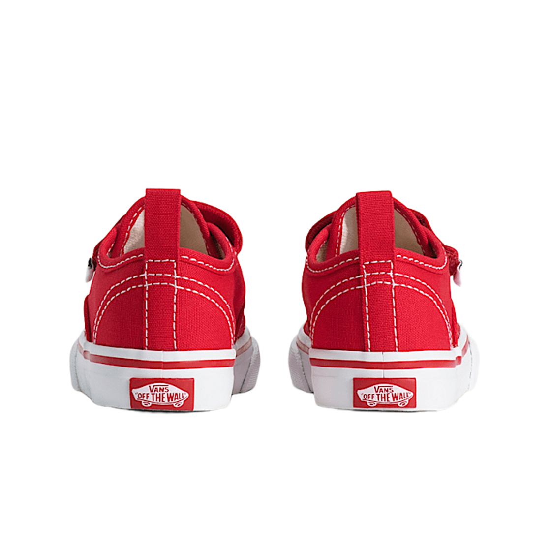 (TD) 반스 어센틱 엘라스틱 벨크로 레드((TD) Vans Authentic Elastic Velcro Red) - 2
