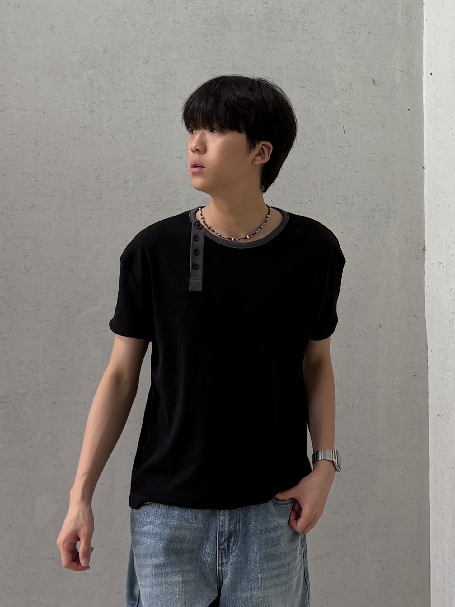 Dr. Martens 1461 Smooth Black 착용 스타일 - 3
