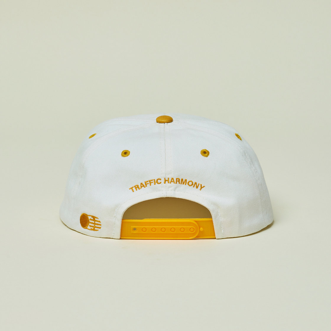 트래픽하모니 트래픽 라인 로고 트러커햇 아이보리&엘로우(Traffic Harmony Traffic Lane Logo Trucker Hat Ivory & Yellow) - 5