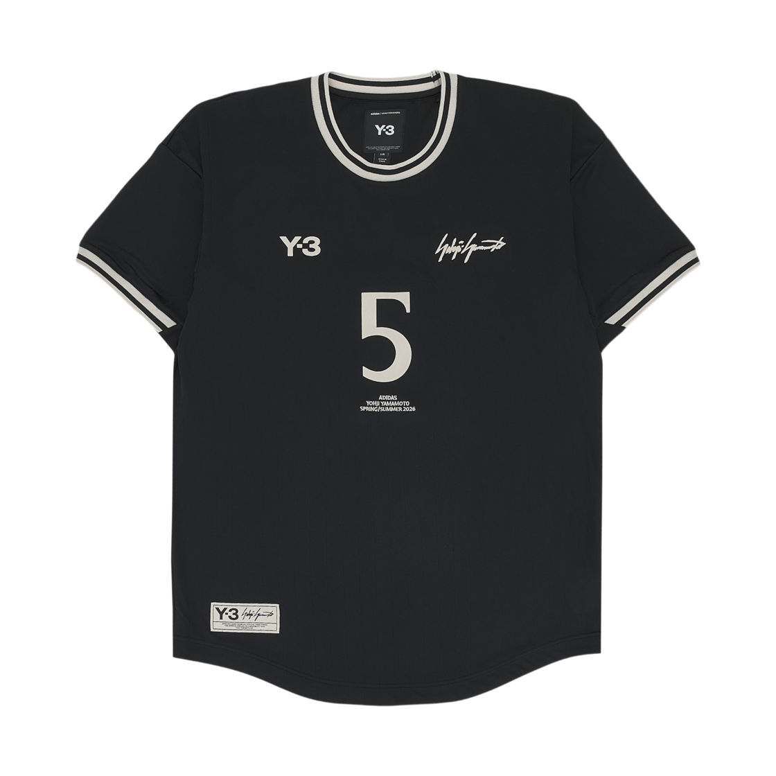 Y-3 x 주드 벨링엄 사커 숏슬리브 져지 블랙(Y-3 x Jude Bellingham Soccer Short Sleeve Jersey Black) - 1