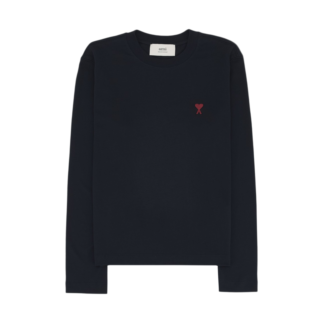 BFUTS235-724-430 AMI de Coeur Long Sleeves T-Shirt Night Blue