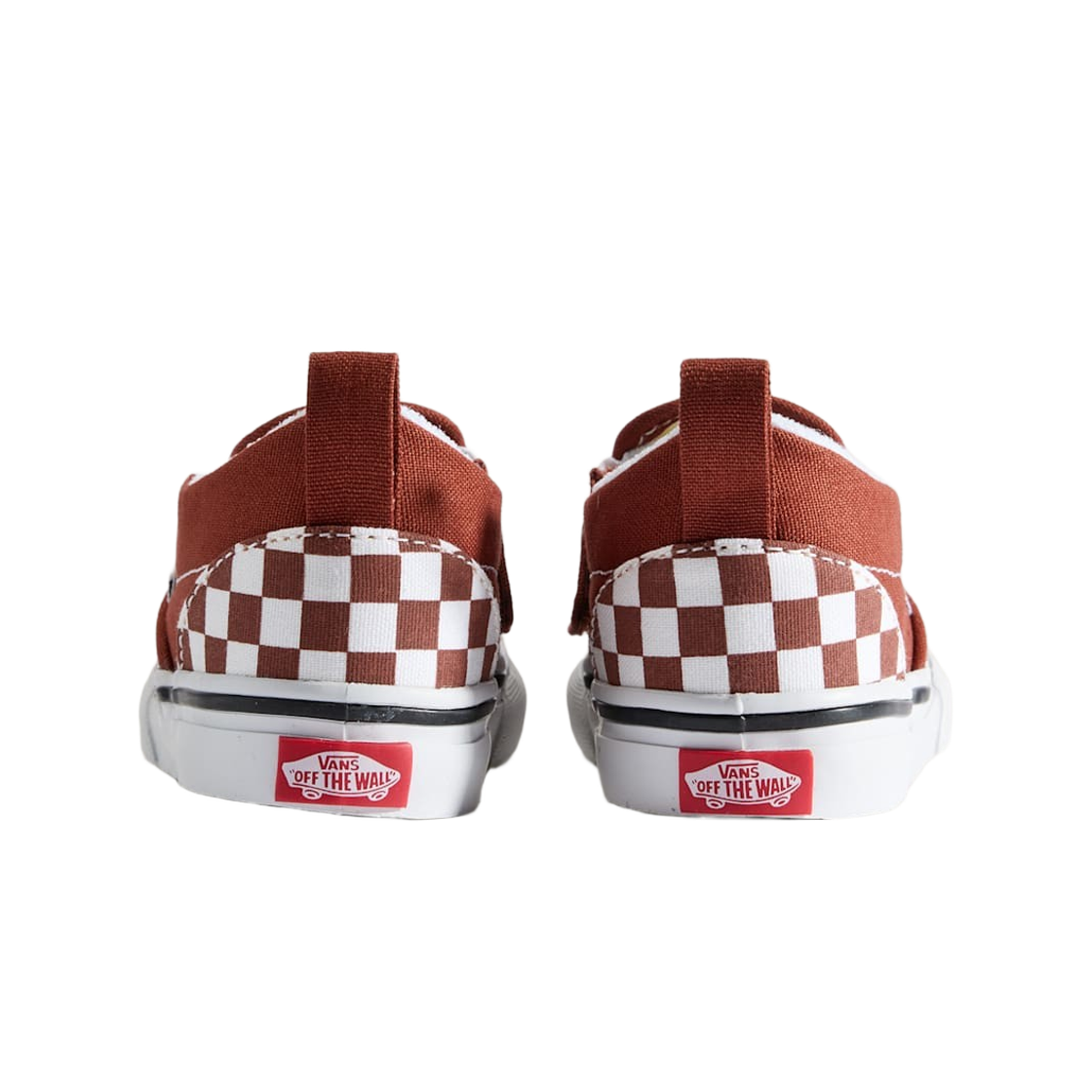 (TD) 반스 슬립온 벨크로 컬러 띠어리 체커보드 브라운((TD) Vans Slip-On Velcro Color Theory Checkerboard Brown) - 2
