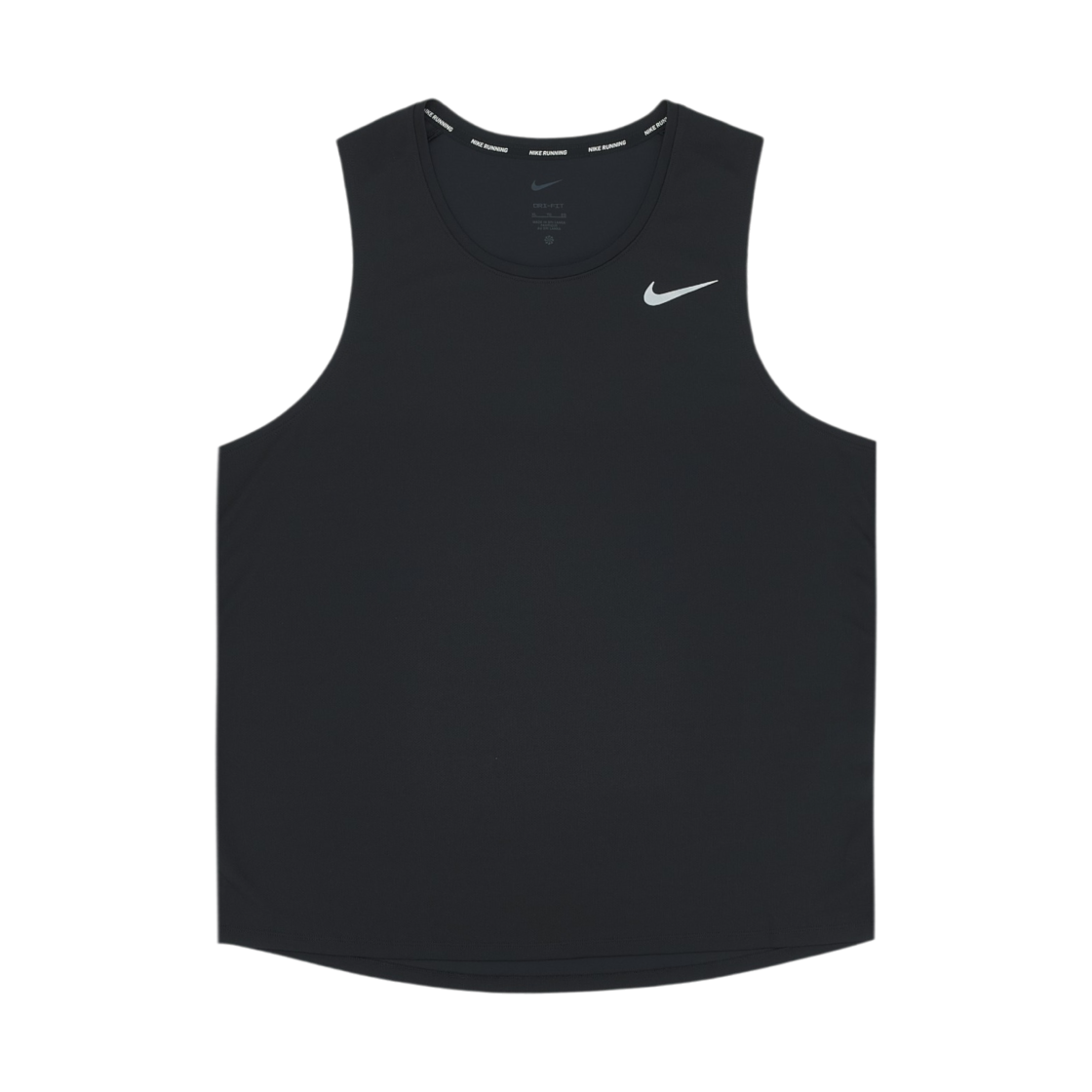 나이키 드라이핏 마일러 러닝 탱크 블랙 - 아시아(Nike Dri-Fit Miler Running Tank Black - Asia) - 1