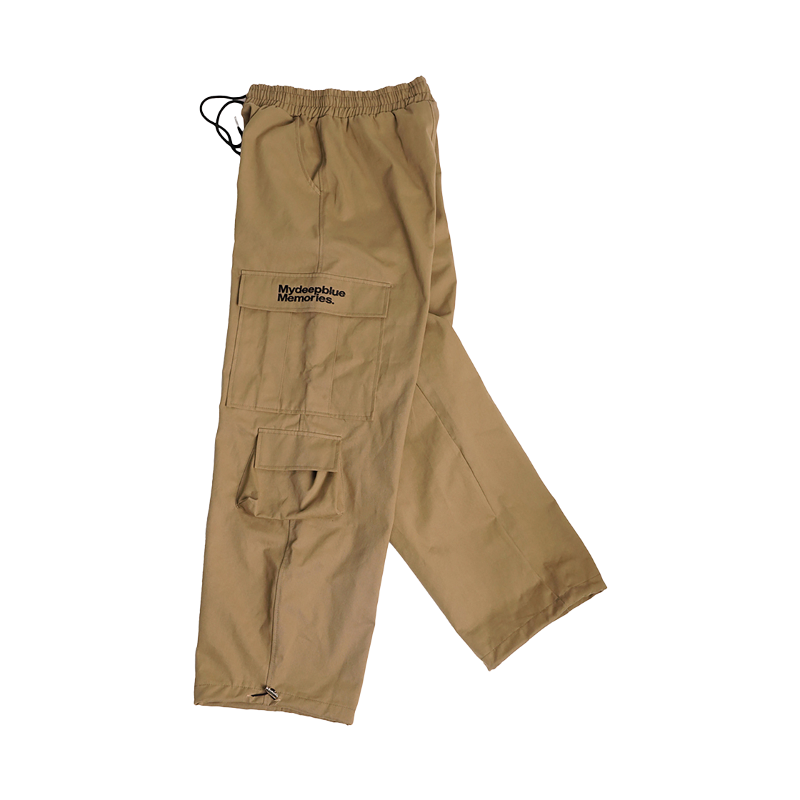 26072802 MydeepblueMemories PT Mm Wide Multi Cargo Pants Beige