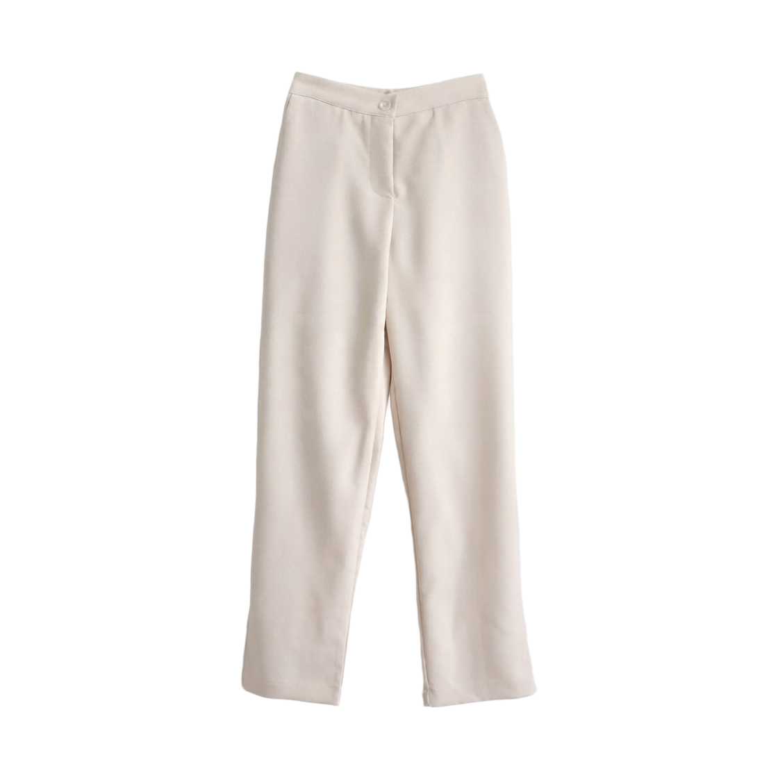 지크립 뒷밴딩 스판 슬림 일자 슬랙스 베이지(GCLIP Back Banded Waist Spandex Slim Straight Slacks Beige)