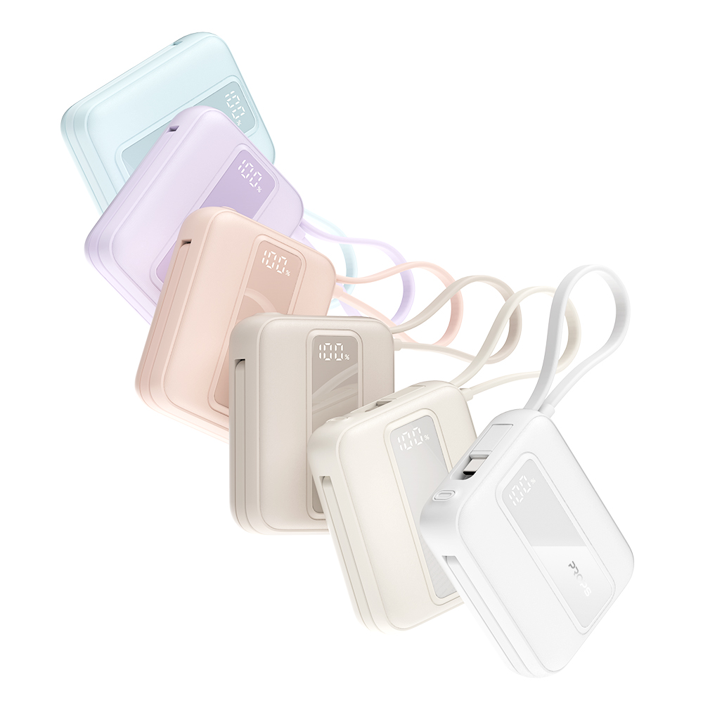 30W PPS 초고속 충전 10000mAh 기내반입 미니 일체형 휴대용 보조배터리(6컬러)(PROPS 30W PPS Fast Charging 10000mAh Airline-Approved Mini Built-in Cable Portable Power Bank(6colors)) - 4