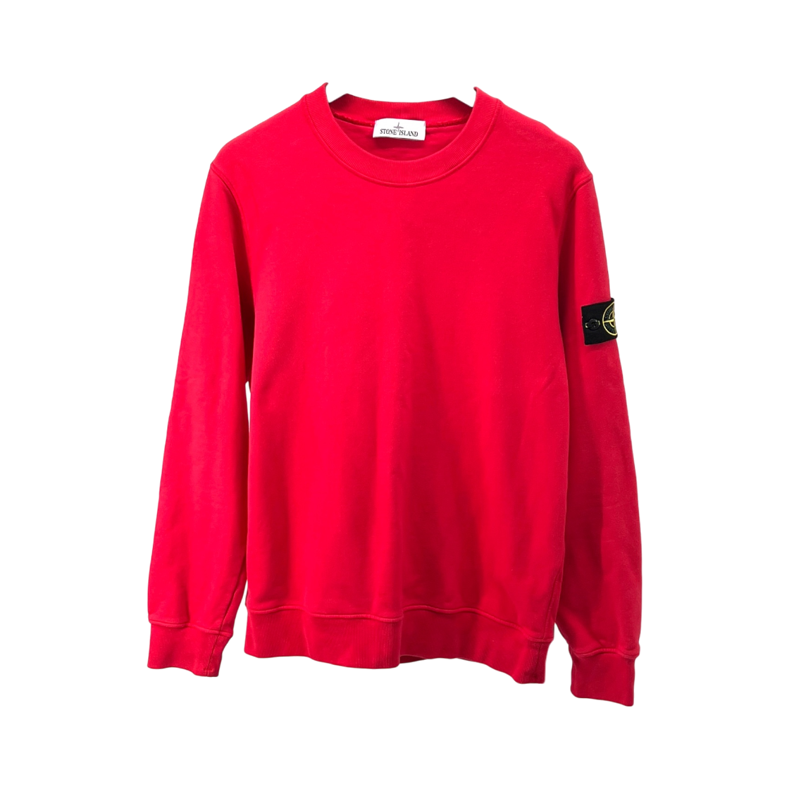 ITIMB4FA7DQI Stone Island Logo Long Sleeve Sweatshirt