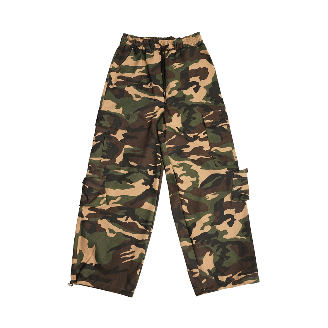26072802 MydeepblueMemories PT Mm Wide Multi Cargo Pants Camo