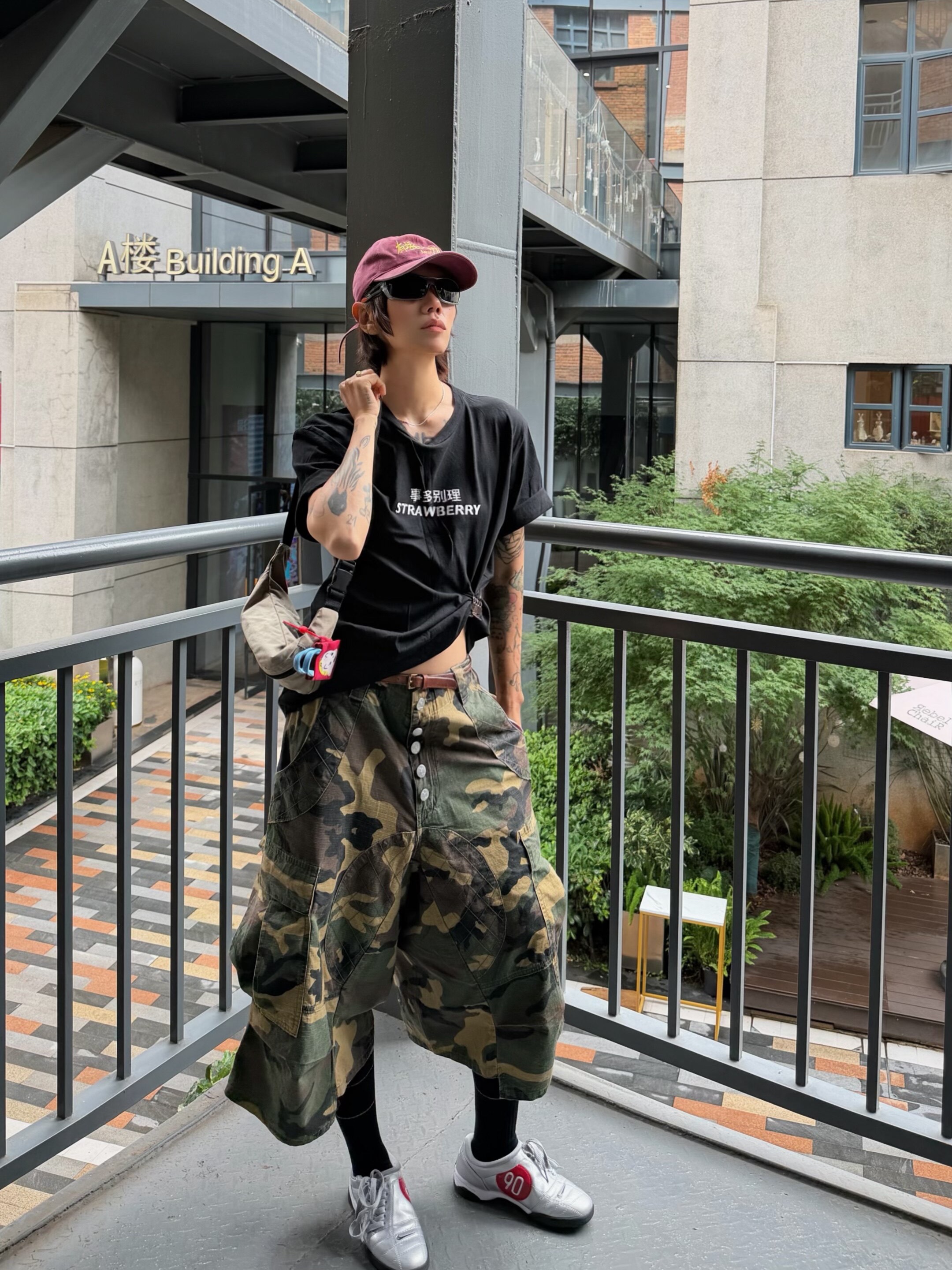 STEEPC Tuesday*Camouflage Bermuda Pants 착용 스타일 - 2