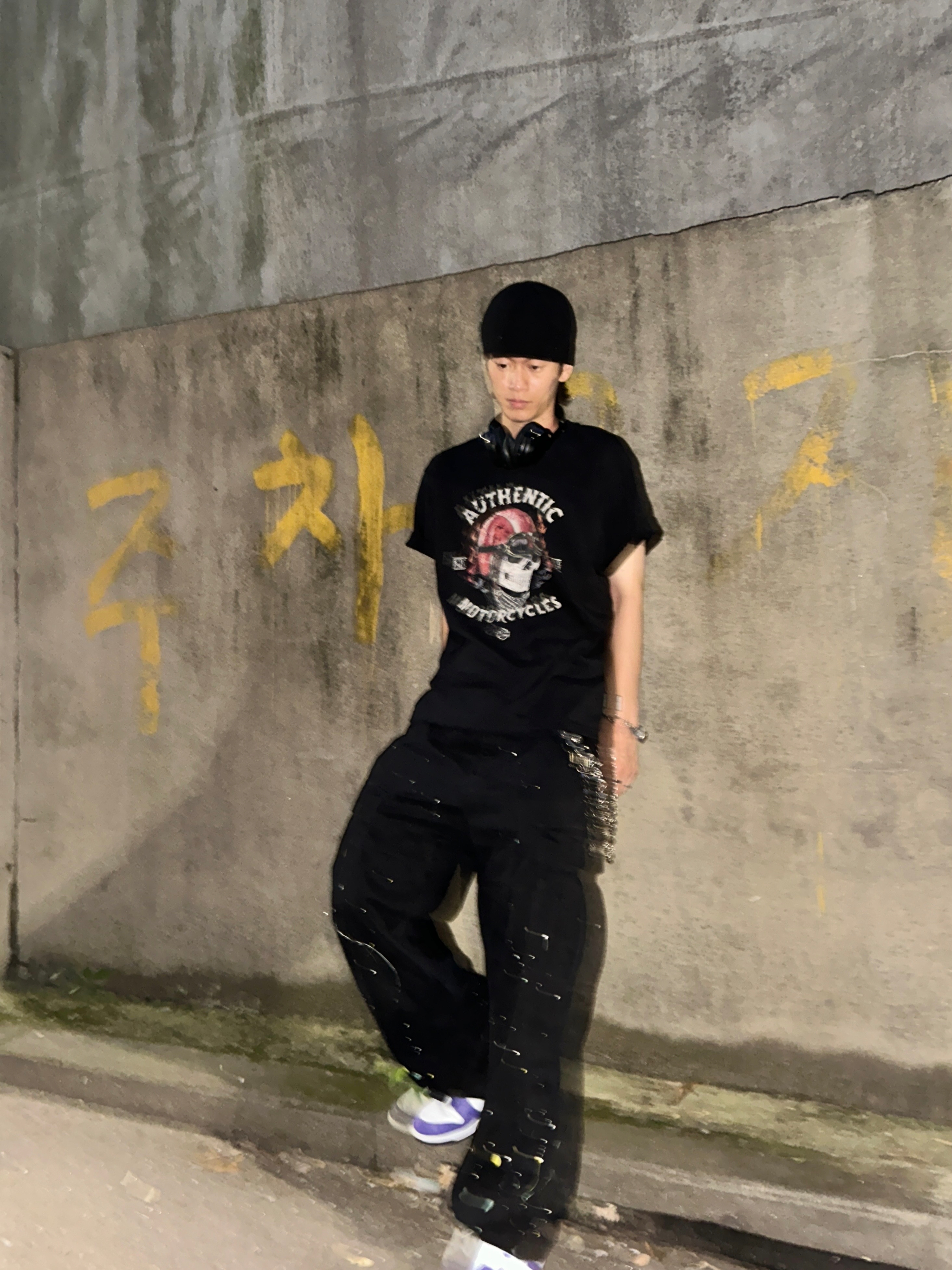 (W) Nike Dunk Low SE Flip 착용 스타일 - 1