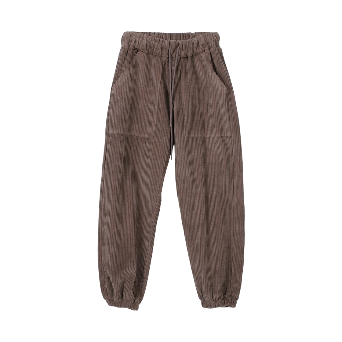 GW3827-카키 GCLIP Corduroy Golden String Banding Jogger Pants Khaki