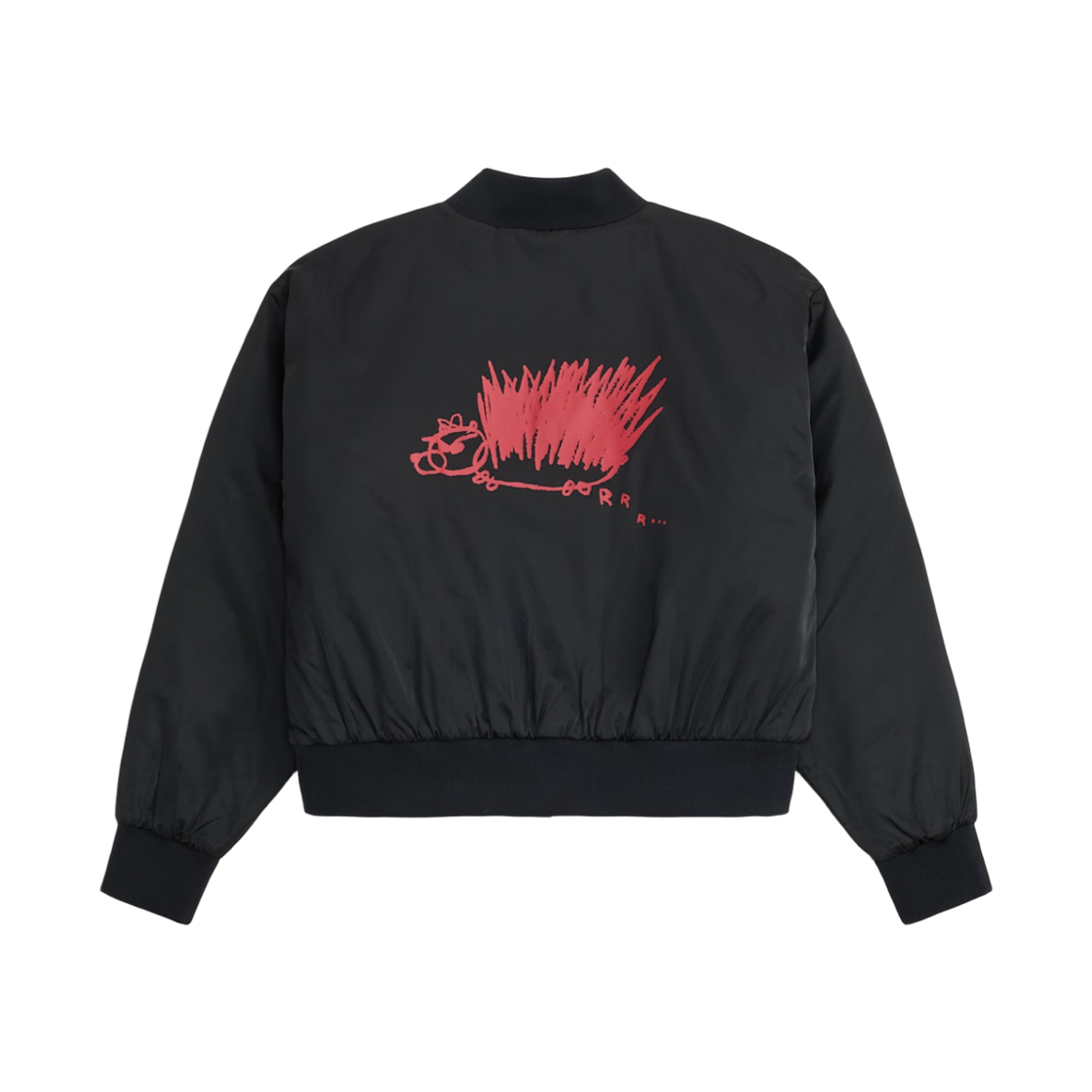 반스 x 리루 크롭 베이스볼 자켓 블랙(Vans x Riroo Cropped Baseball Jacket Black) - 2