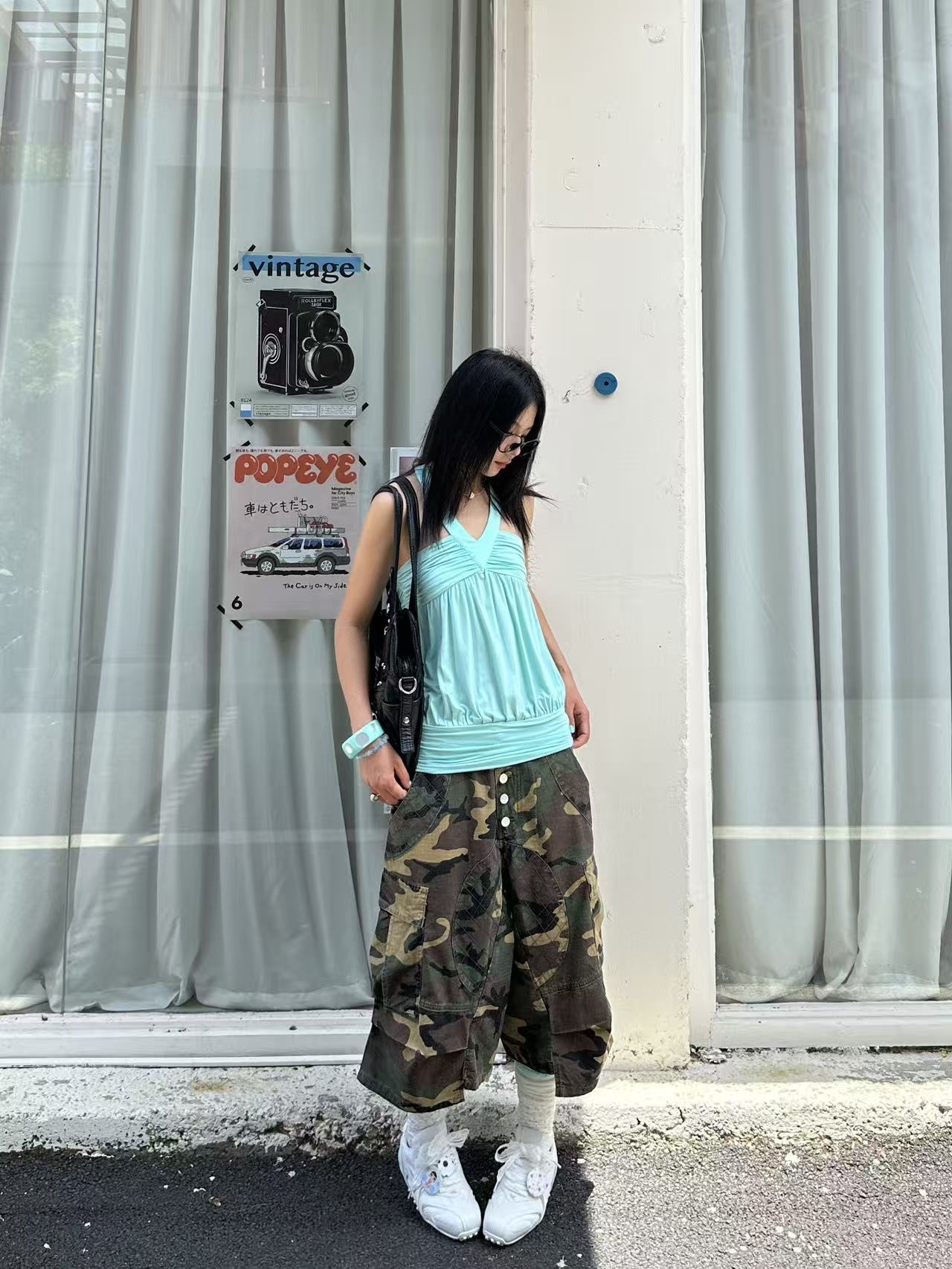 STEEPC Tuesday*Camouflage Bermuda Pants 착용 스타일 - 2