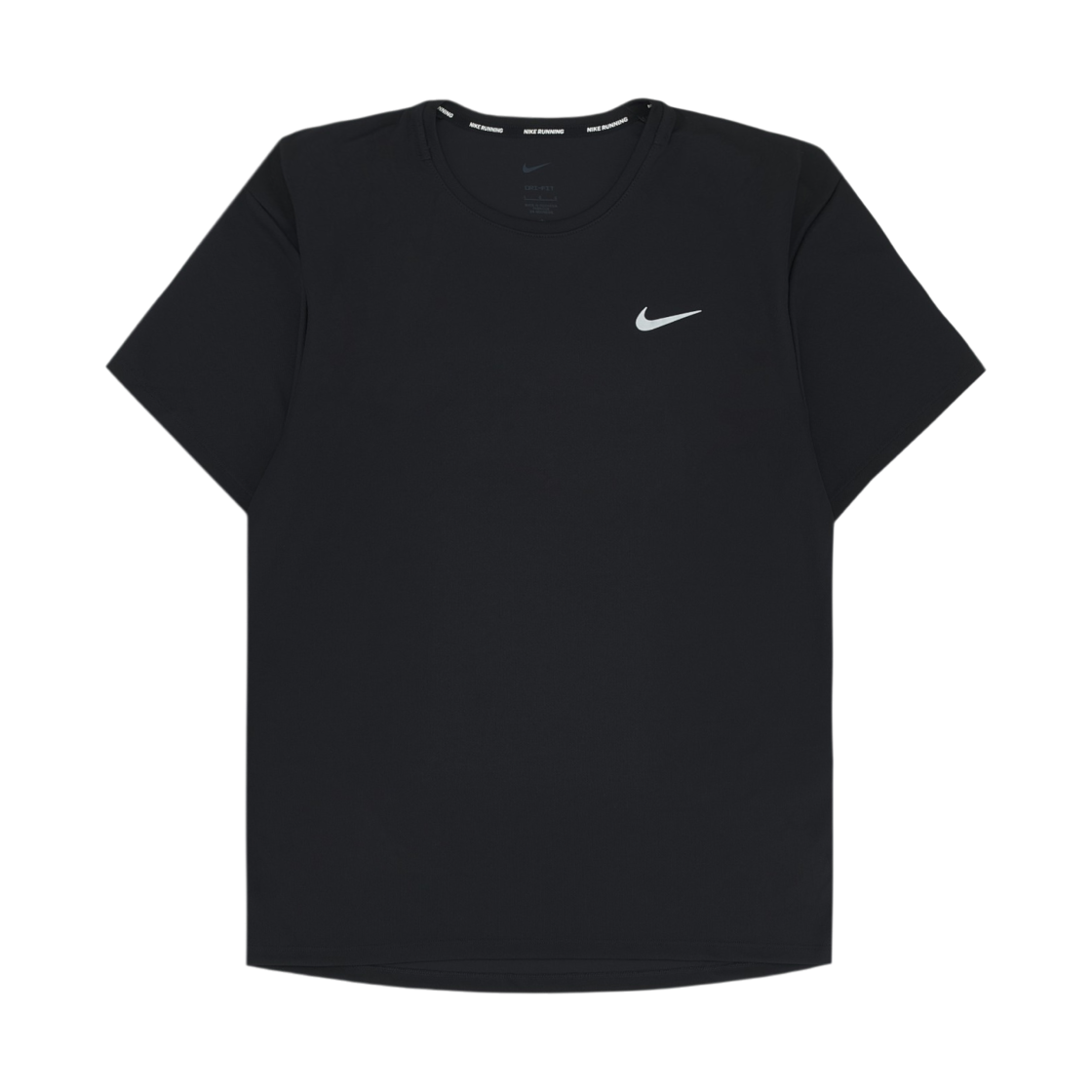 DV9316-010 Nike Dri-Fit UV Miler Short Sleeve Running Top Black - Asia