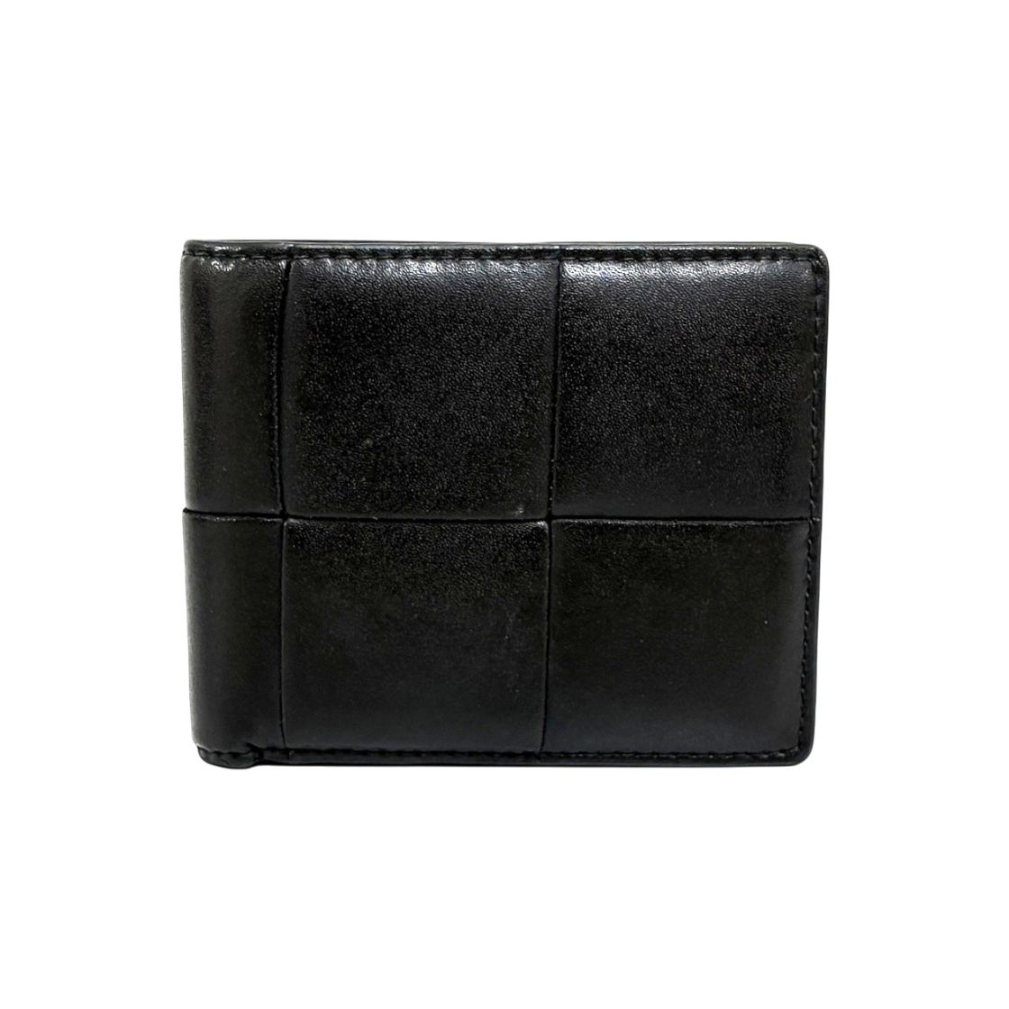 ITBDEVV5FURJ Bottega Veneta Cassette Folded Wallet Black